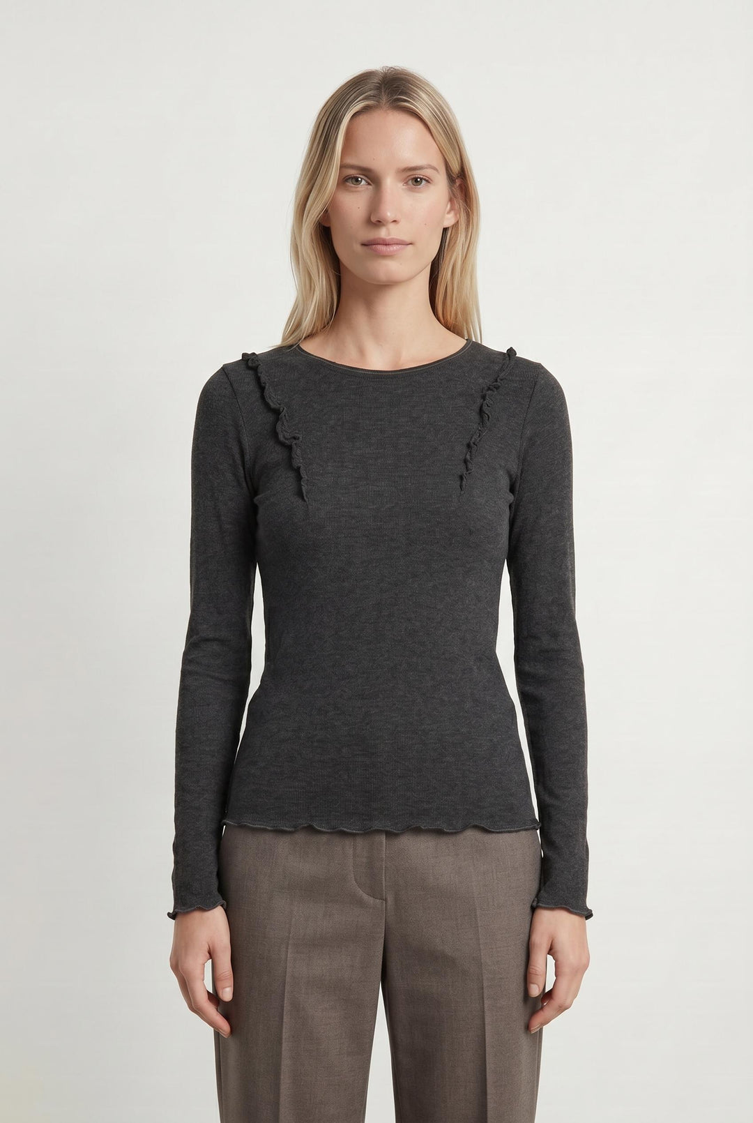 Pull Gris - Taille S/36 de la marque IKKS | PARAD106635 - Vendu par Paradigme - Image 1