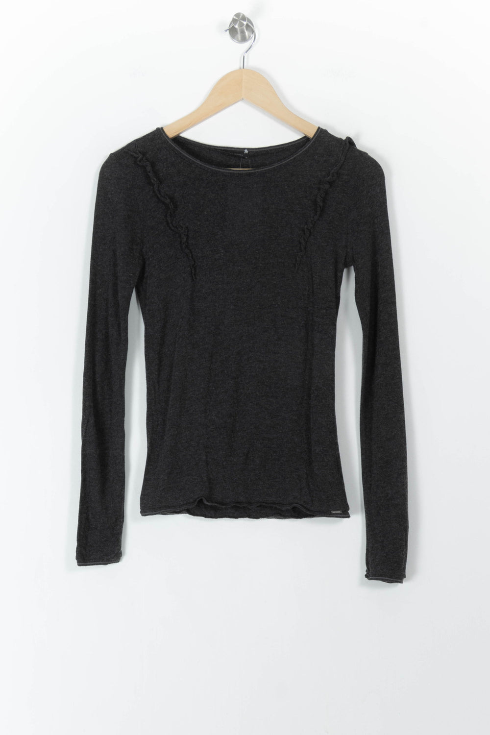 Pull Gris - Taille S/36 de la marque IKKS | PARAD106635 - Vendu par Paradigme - Image 2