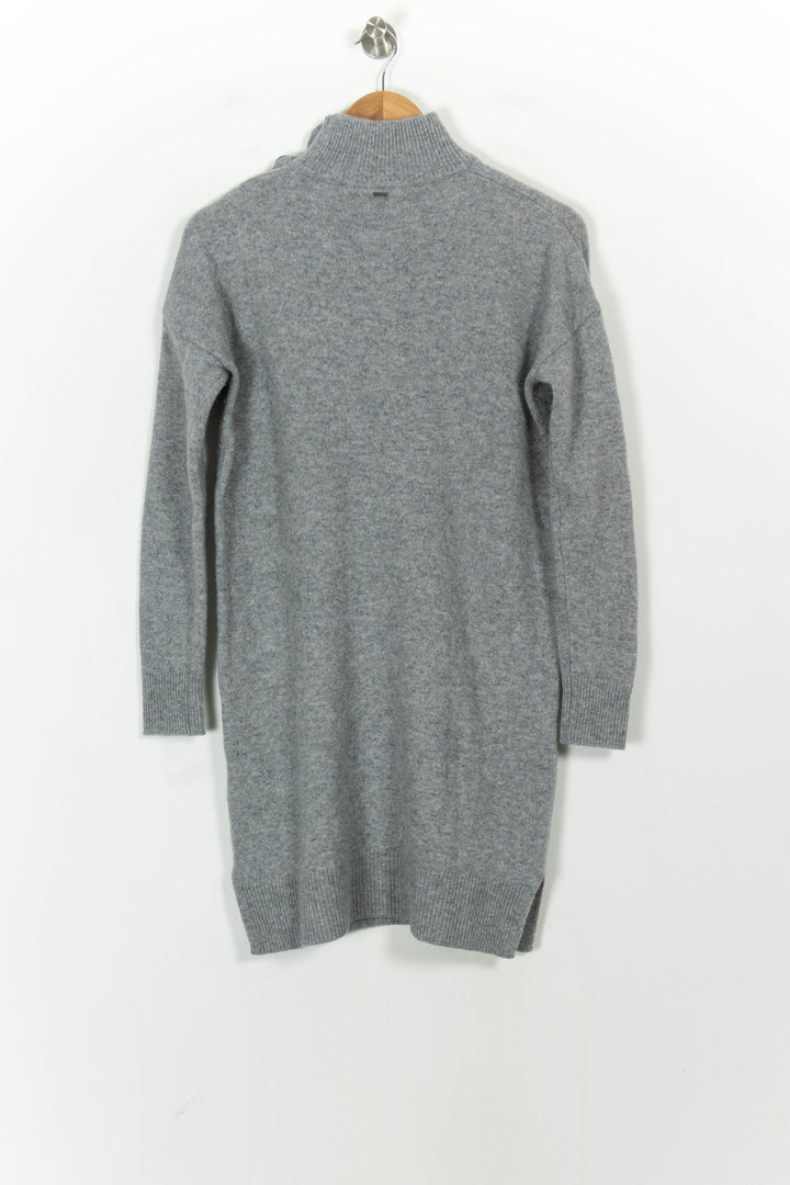 Robe Pull Grise - Taille M/38 de la marque IKKS | PARAD106640 - Vendu par Paradigme - Image 4