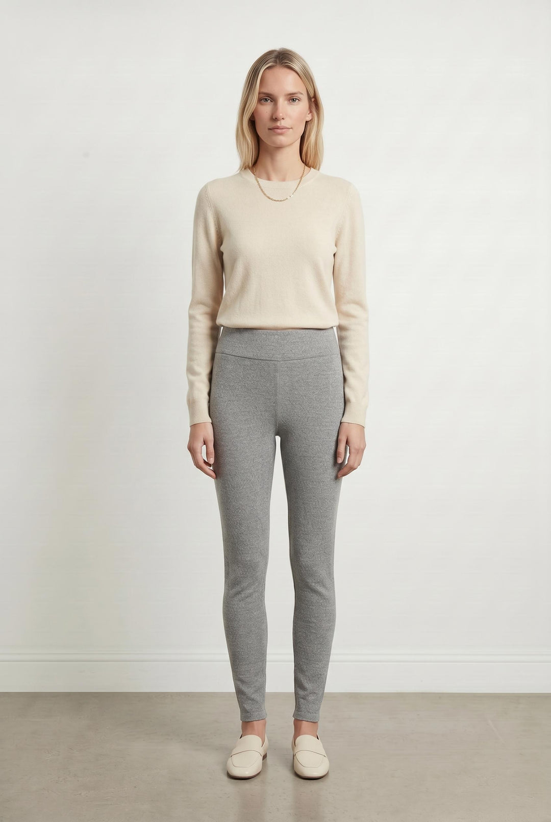 Legging Gris - Taille S/36 de la marque American Vintage | PARAD106641 - Vendu par Paradigme - Image 1