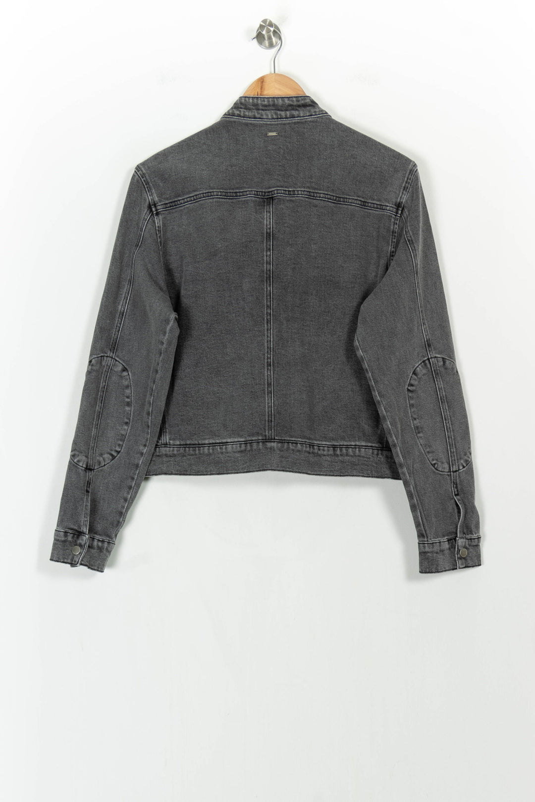 Veste en Jean Grise - Taille M/38 de la marque IKKS | PARAD106644 - Vendu par Paradigme - Image 4