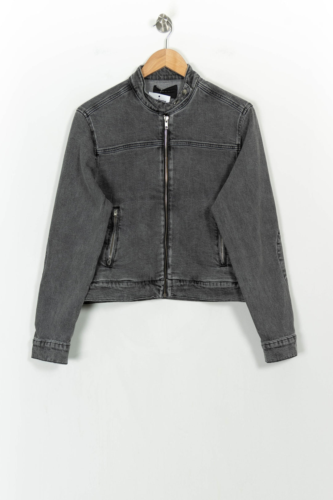 Veste en Jean Grise - Taille M/38 de la marque IKKS | PARAD106644 - Vendu par Paradigme - Image 2