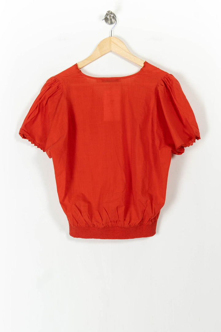 Blouse Orange - Taille S/36 de la marque La Fée Maraboutée | PARAD106646 - Vendu par Paradigme - Image 4