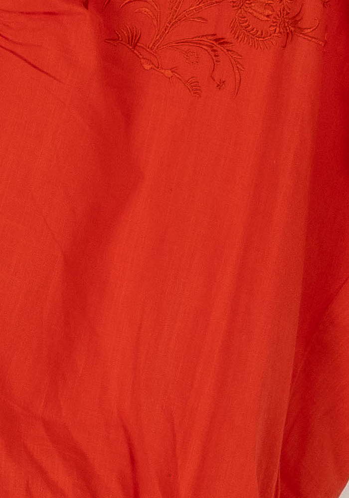 Blouse Orange - Taille S/36 de la marque La Fée Maraboutée | PARAD106646 - Vendu par Paradigme - Image 3