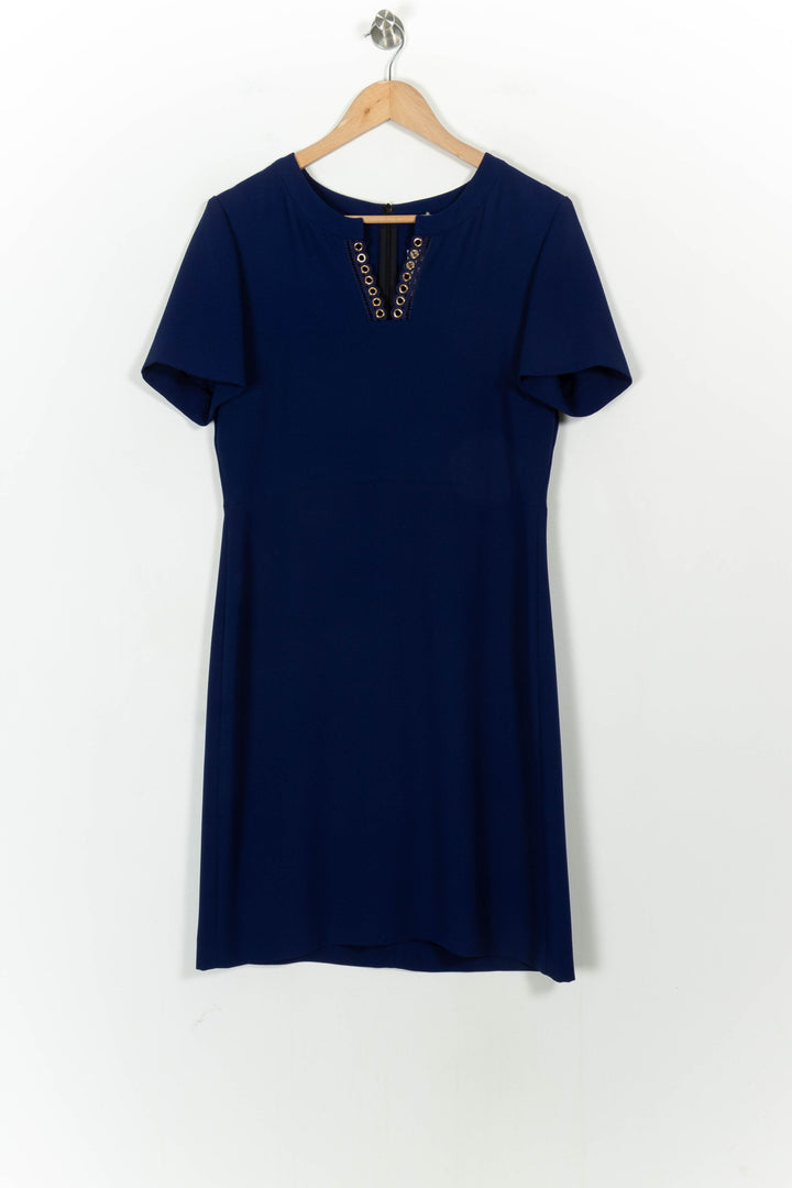 Robe Courte Bleue - Taille L/40 de la marque Gerard Darel | PARAD106647 - Vendu par Paradigme - Image 2