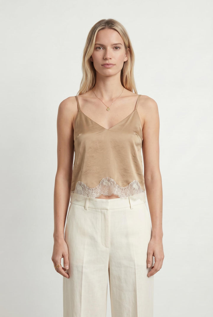 Caraco Or et Blanc - Taille M/38 de la marque Samsoe Samsoe | PARAD106651 - Vendu par Paradigme - Image 1