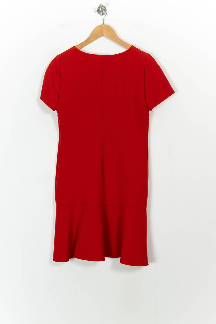 Robe Courte Rouge - Taille L/40 de la marque Caroll | PARAD106652 - Vendu par Paradigme - Image 4