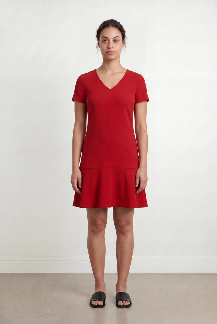 Robe Courte Rouge - Taille L/40 de la marque Caroll | PARAD106652 - Vendu par Paradigme - Image 1