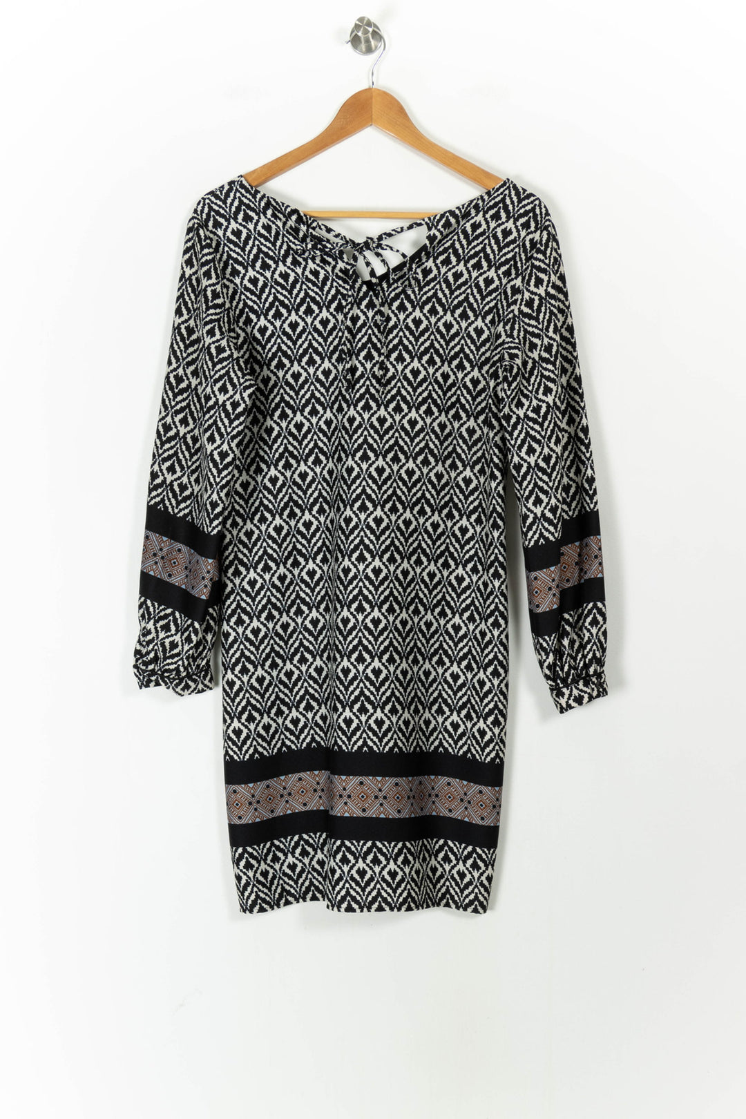 Robe Noire et Blanche - Taille S/36 de la marque La Fée Maraboutée | PARAD106656 - Vendu par Paradigme - Image 4