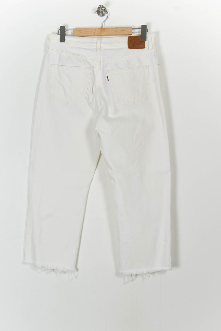 Jean Skinny Blanc - Taille L/40 de la marque Levi's | PARAD106664 - Vendu par Paradigme - Image 4