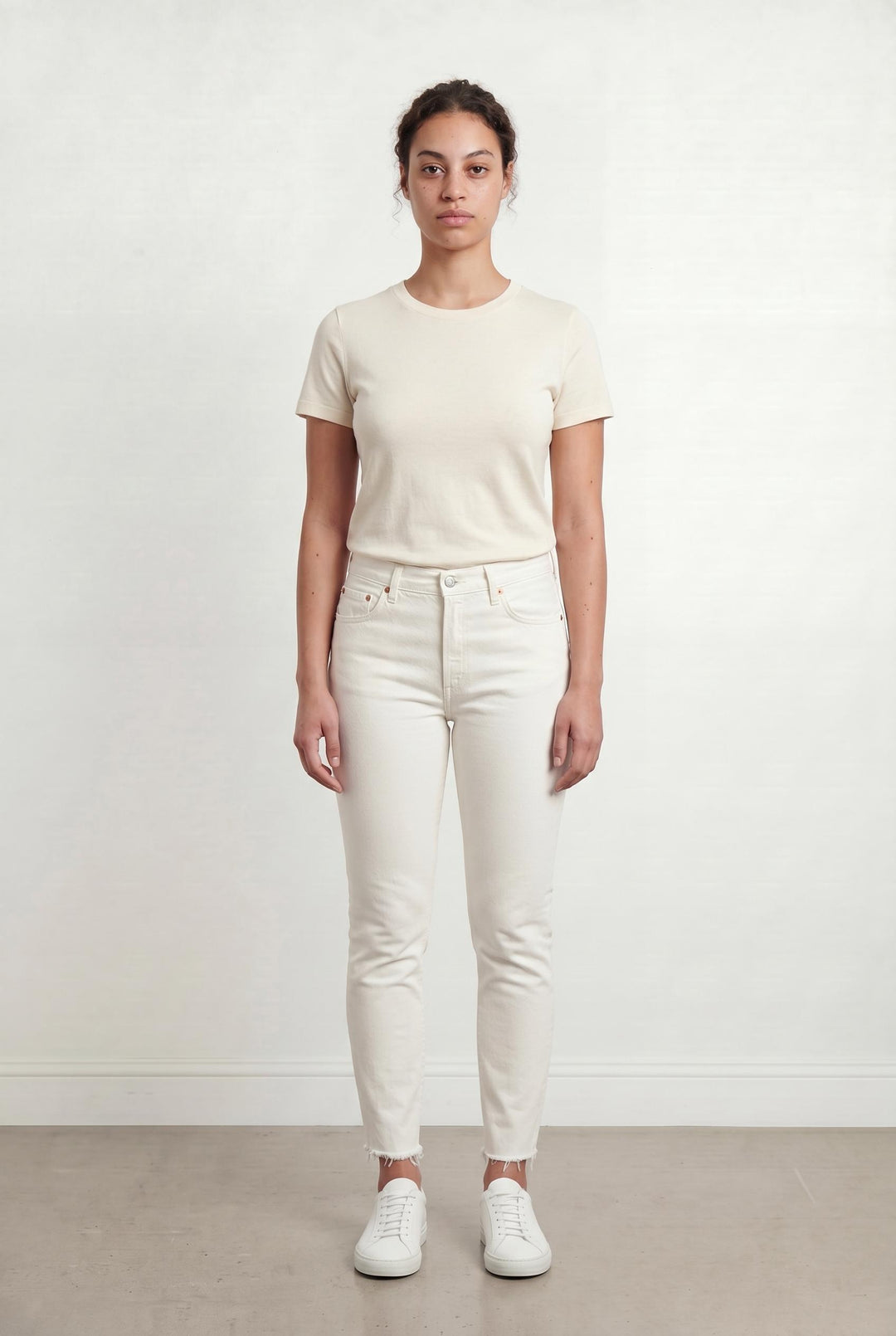 Jean Skinny Blanc - Taille L/40 de la marque Levi's | PARAD106664 - Vendu par Paradigme - Image 1