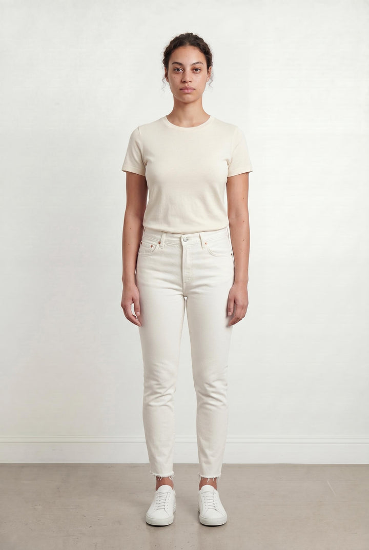 Jean Skinny Blanc - Taille L/40 de la marque Levi's | PARAD106664 - Vendu par Paradigme - Image 1