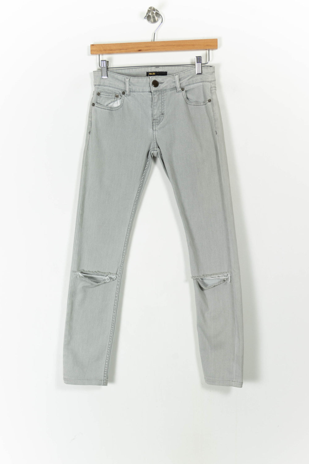 Jean Gris - Taille S/36 de la marque Maje | PARAD106667 - Vendu par Paradigme - Image 2
