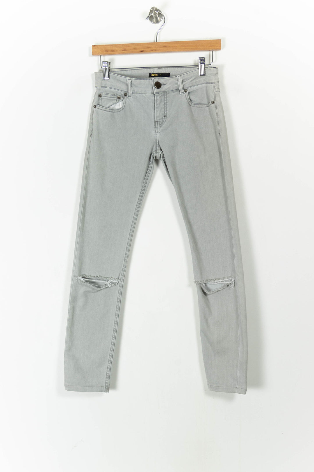 Jean Gris - Taille S/36 de la marque Maje | PARAD106667 - Vendu par Paradigme - Image 2