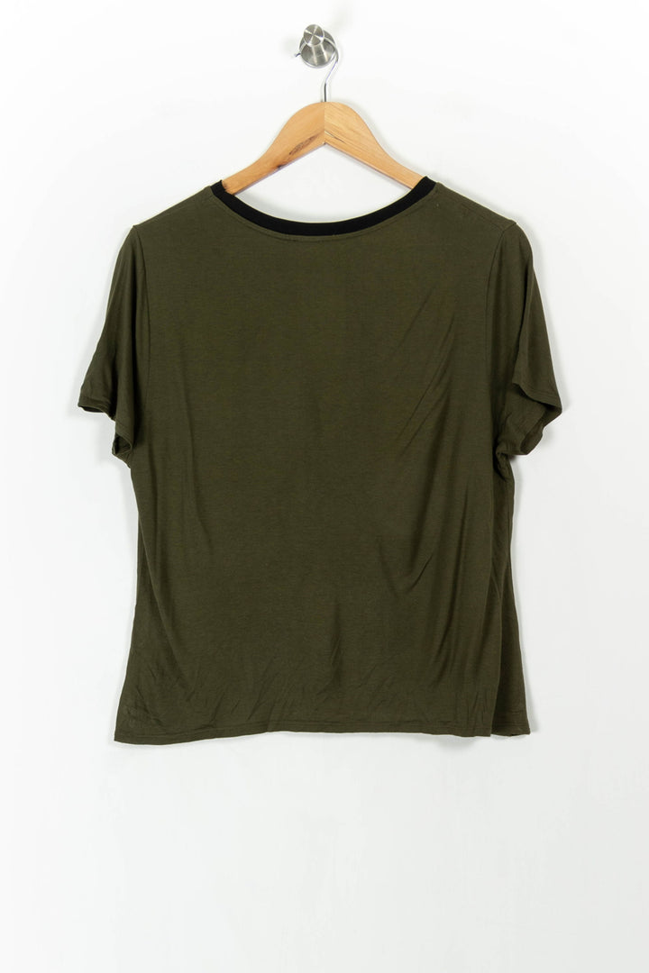Tee-shirt Vert et Noir - Taille S/36 de la marque Maje | PARAD106668 - Vendu par Paradigme - Image 4