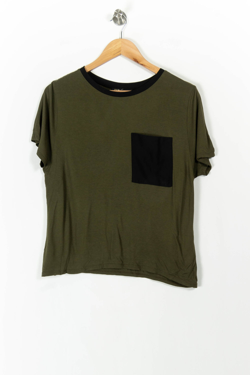 Tee-shirt Vert et Noir - Taille S/36 de la marque Maje | PARAD106668 - Vendu par Paradigme - Image 2