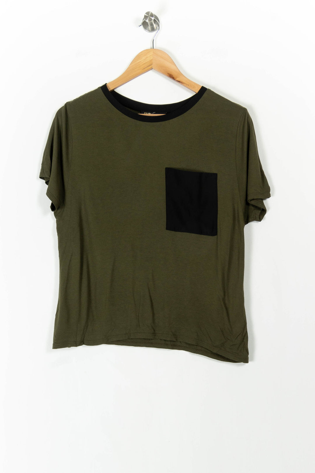 Tee-shirt Vert et Noir - Taille S/36 de la marque Maje | PARAD106668 - Vendu par Paradigme - Image 2