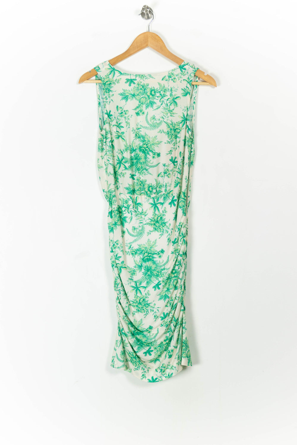 Robe Imprimée Verte et Blanche - Taille XS/34 de la marque Parisienne et Alors | PARAD106671 - Vendu par Paradigme - Image 2