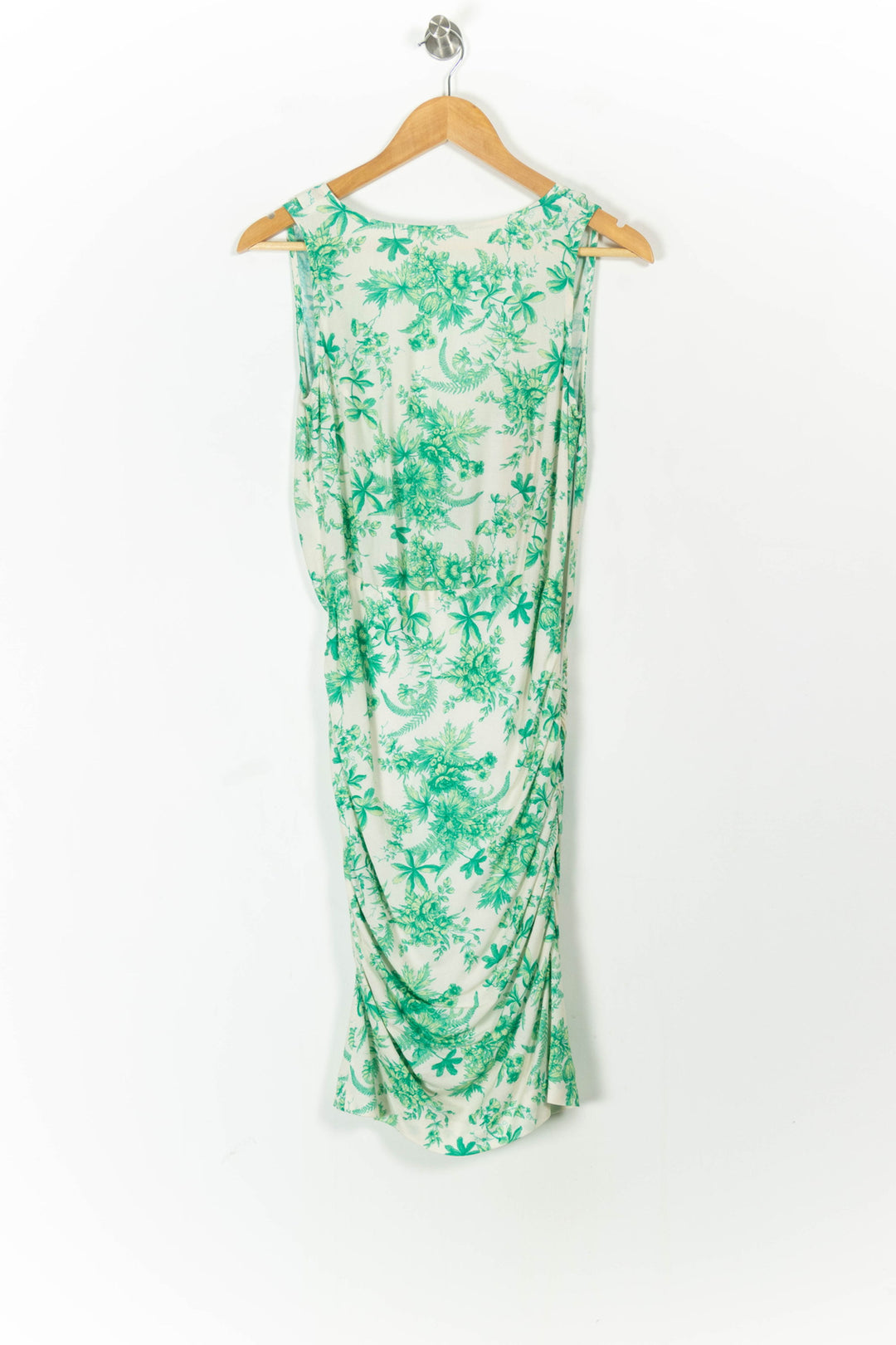 Robe Imprimée Verte et Blanche - Taille XS/34 de la marque Parisienne et Alors | PARAD106671 - Vendu par Paradigme - Image 2