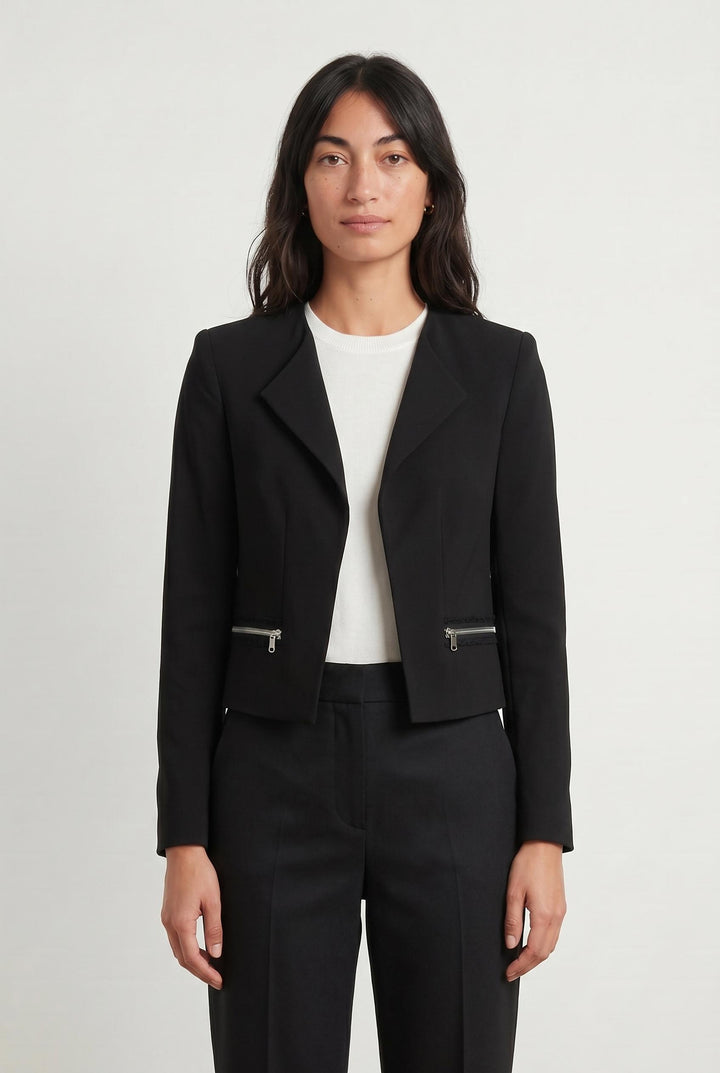Veste Noire - Taille XS/34 de la marque IKKS | PARAD106673 - Vendu par Paradigme - Image 1