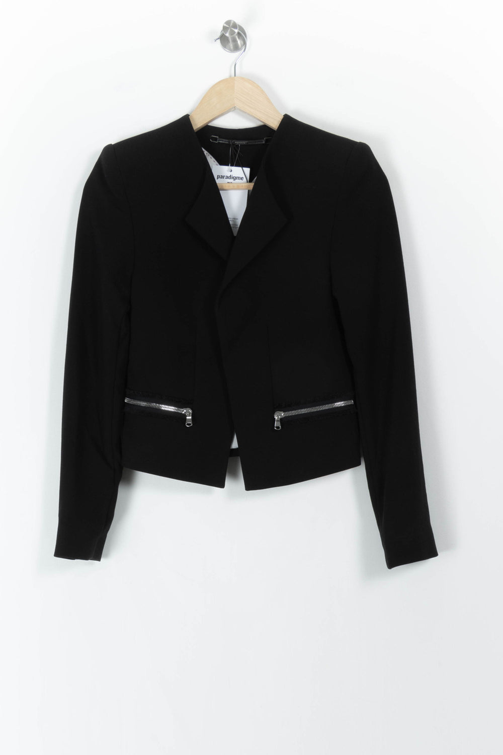 Veste Noire - Taille XS/34 de la marque IKKS | PARAD106673 - Vendu par Paradigme - Image 2