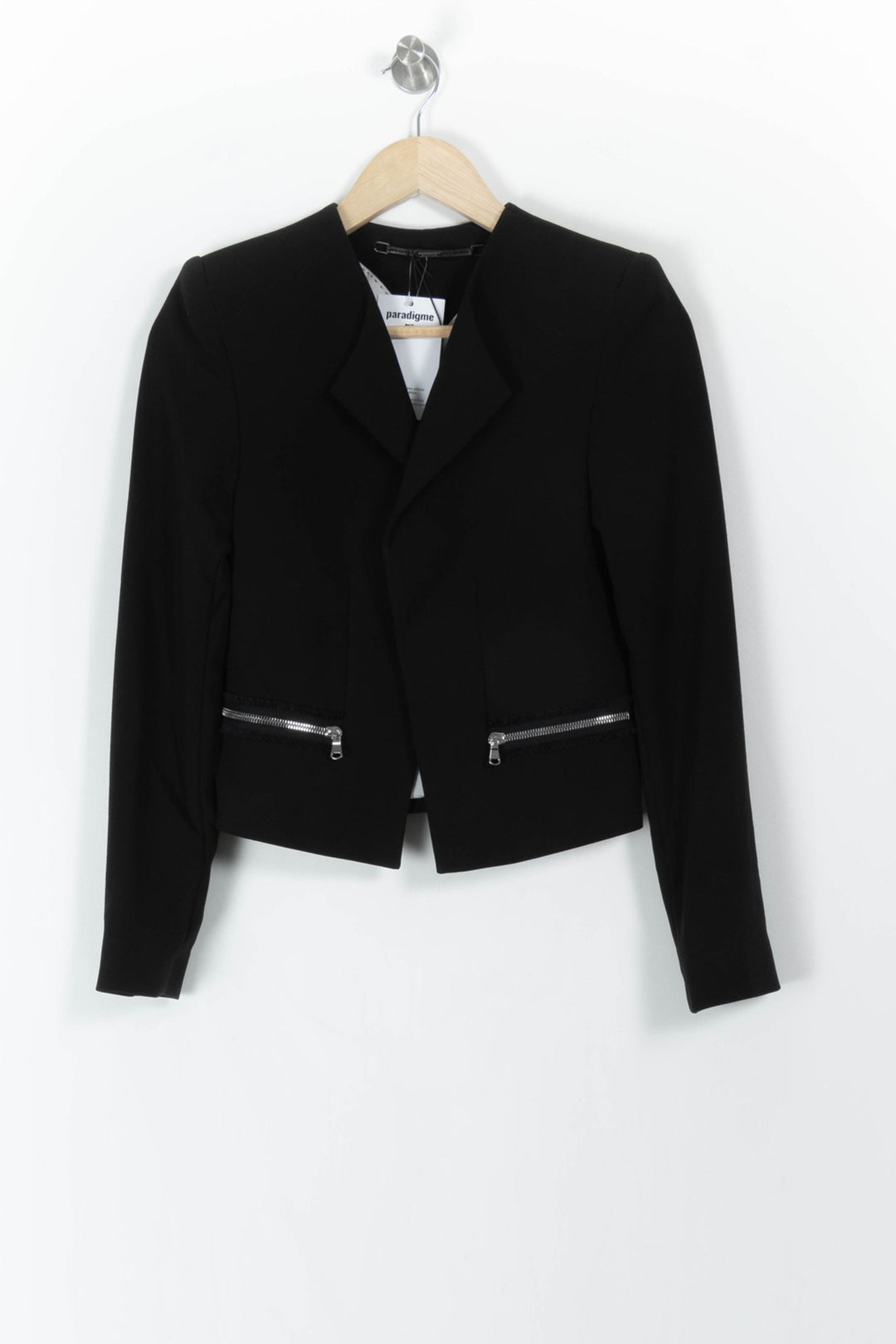 Veste Noire - Taille XS/34 de la marque IKKS | PARAD106673 - Vendu par Paradigme - Image 2