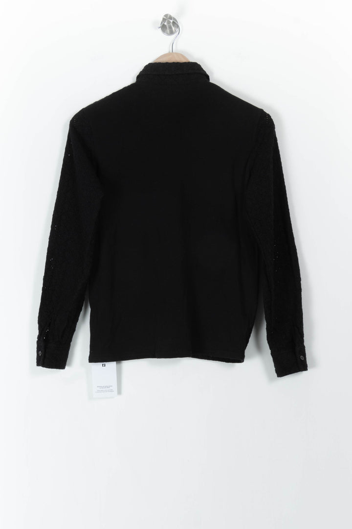 Chemise Noire - Taille S/36 de la marque Majestic Filatures | PARAD106677 - Vendu par Paradigme - Image 4