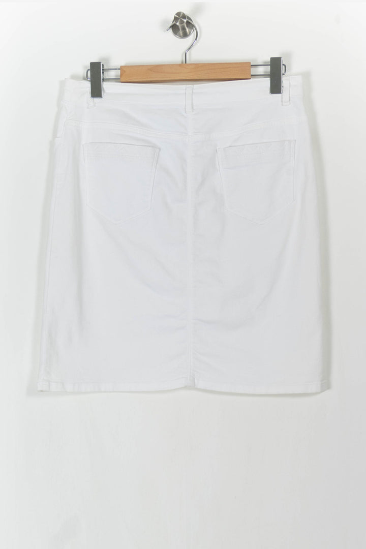 Jupe Jean Blanche - Taille XXL/44 de la marque Caroll | PARAD106678 - Vendu par Paradigme - Image 4