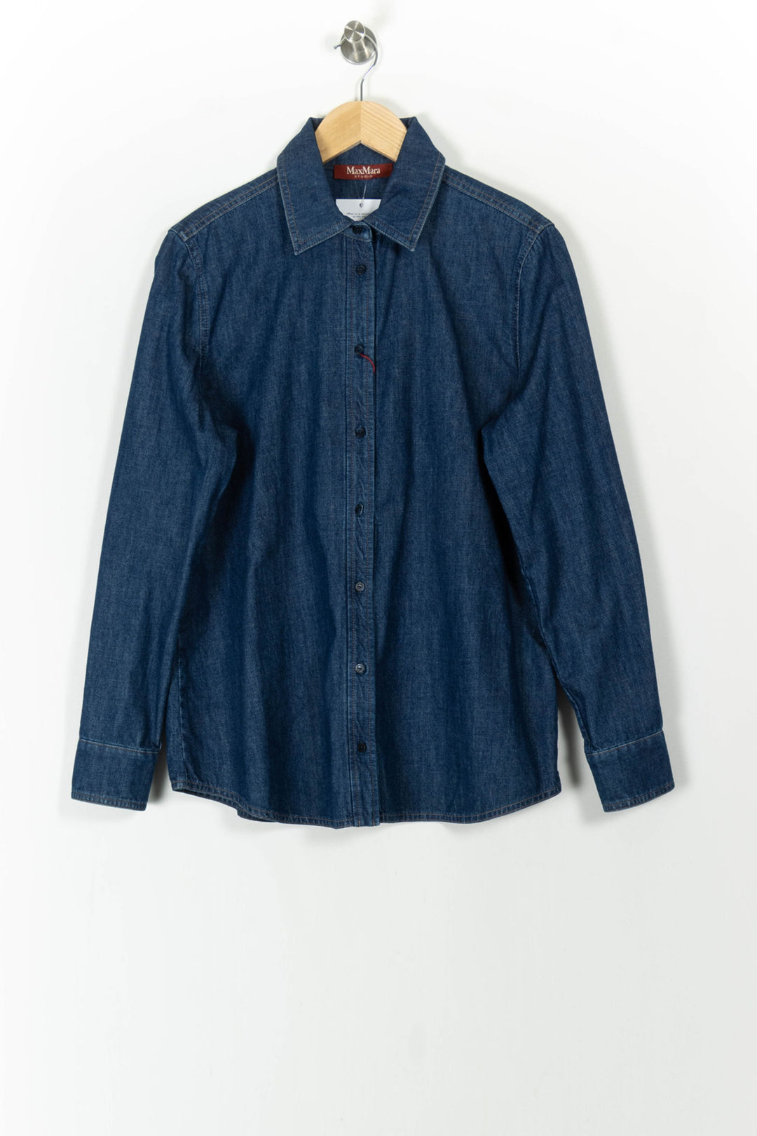 Chemise Bleu - Taille XXL/44 de la marque Max Mara | PARAD106686 - Vendu par Paradigme - Image 2