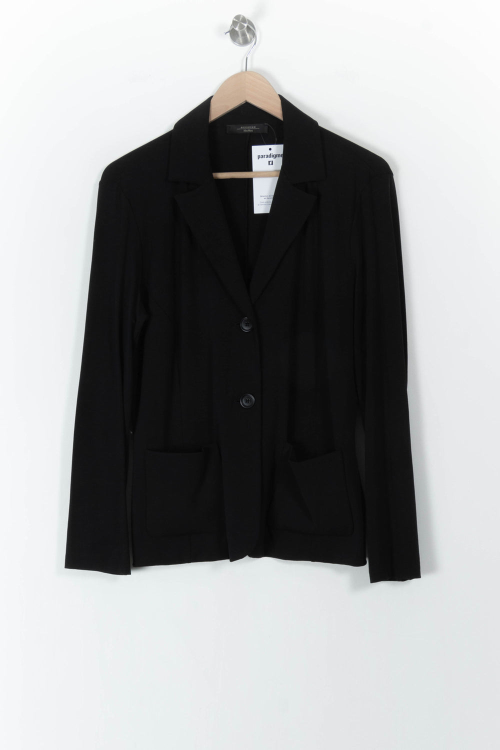 Veste Noire - Taille XL/42 de la marque Weekend Max Mara | PARAD106688 - Vendu par Paradigme - Image 2