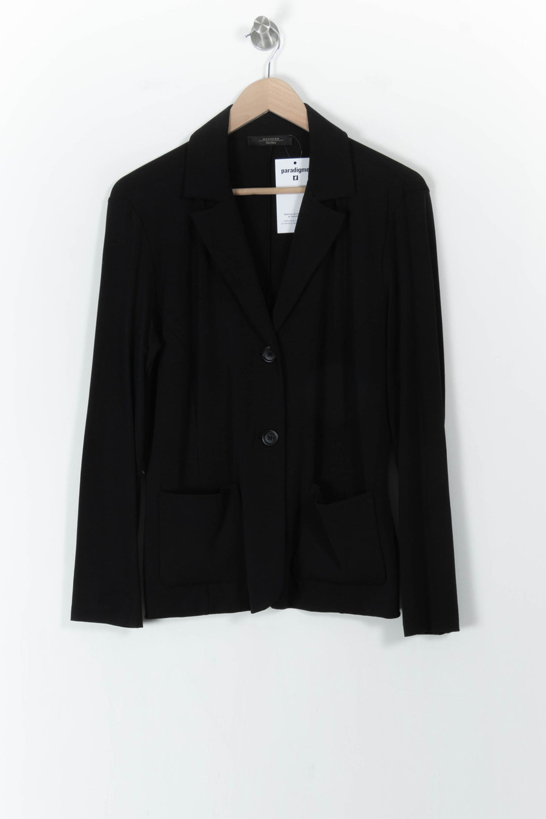 Veste Noire - Taille XL/42 de la marque Weekend Max Mara | PARAD106688 - Vendu par Paradigme - Image 2