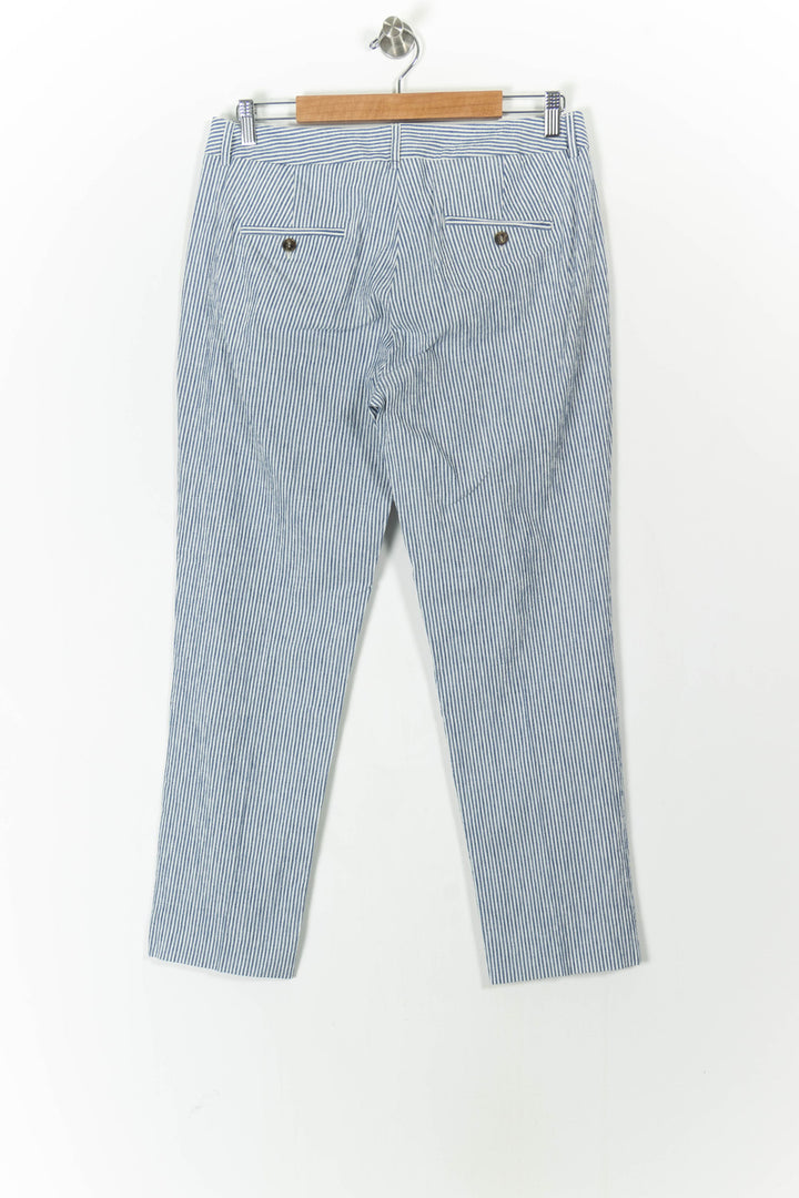 Pantalon Rayé Bleu et Blanc - Taille XXL/44 de la marque Weekend Max Mara | PARAD106694 - Vendu par Paradigme - Image 4