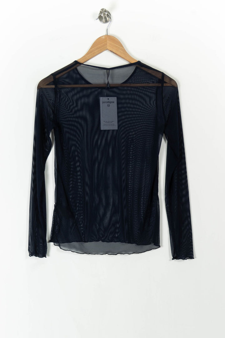 Top Transparent Bleu - Taille XS/34 de la marque Indies | PARAD106699 - Vendu par Paradigme - Image 4