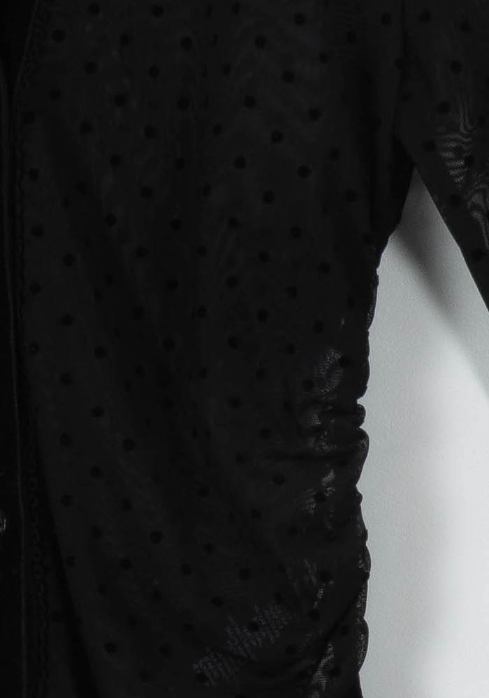 Blouse Noire - Taille XS/34 de la marque Indies | PARAD106700 - Vendu par Paradigme - Image 3