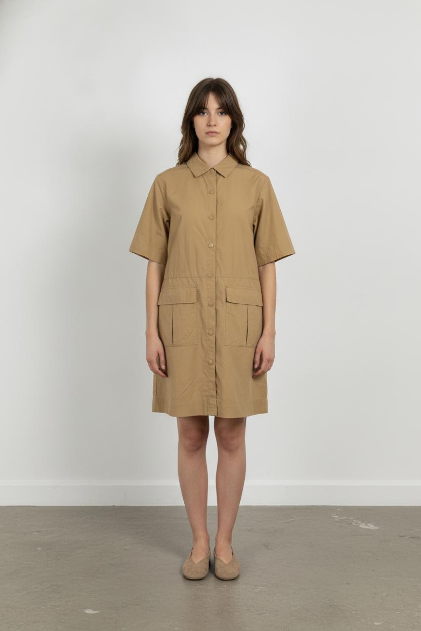 Robe Chemise Beige - Taille S/36 de la marque Grace & Mila | PARAD106707 - Vendu par Paradigme - Image 1