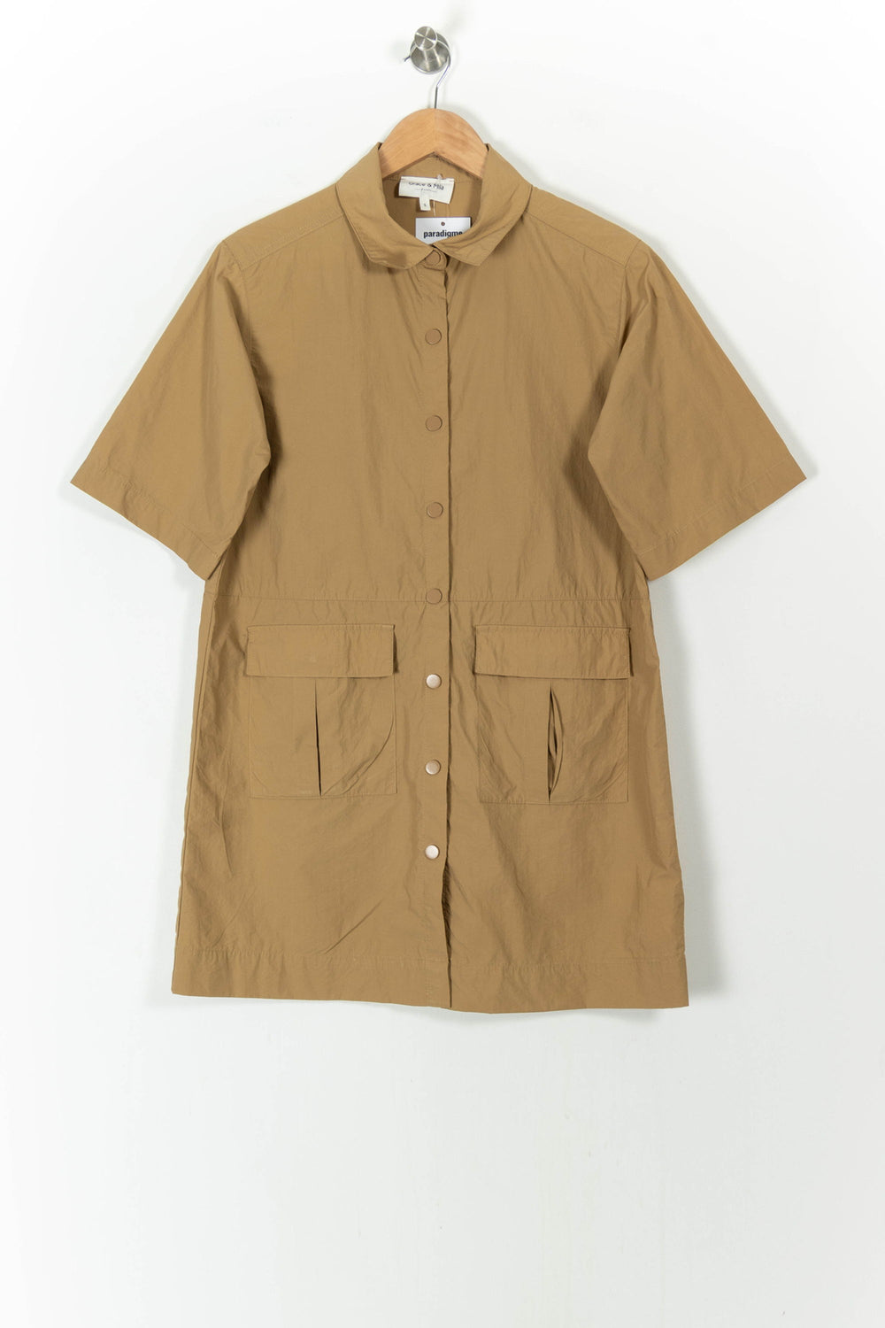 Robe Chemise Beige - Taille S/36 de la marque Grace & Mila | PARAD106707 - Vendu par Paradigme - Image 2