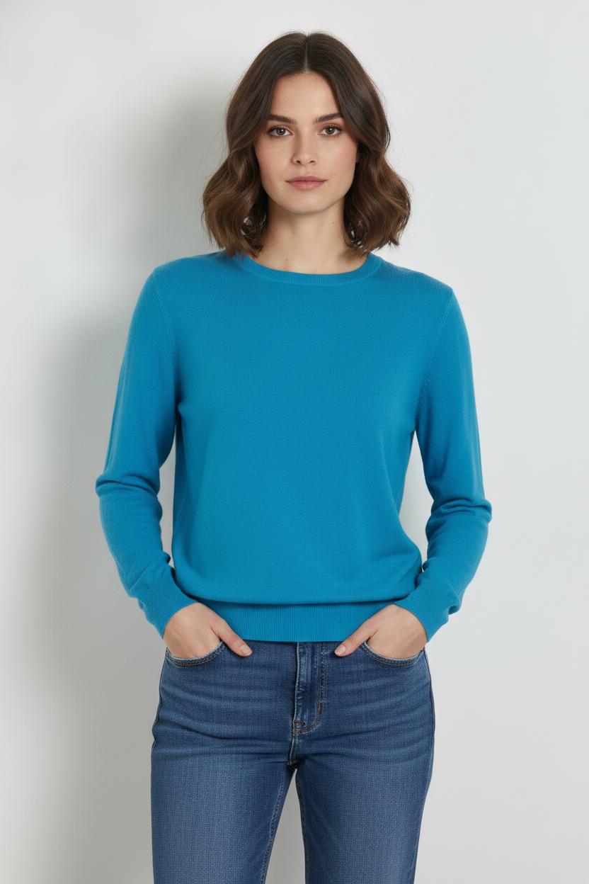 Pull Col Rond Bleu - Taille S/36 de la marque From Future | PARAD106709 - Vendu par Paradigme - Image 1