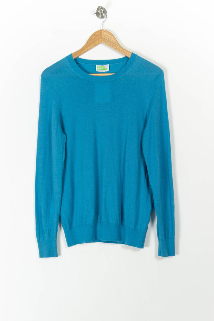 Pull Col Rond Bleu - Taille S/36 de la marque From Future | PARAD106709 - Vendu par Paradigme - Image 2