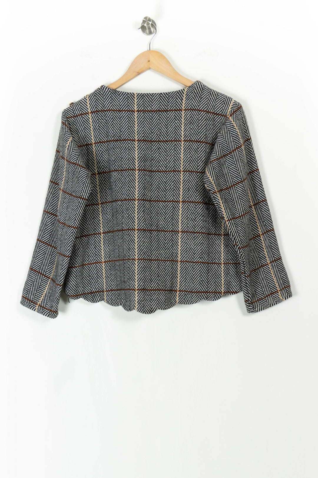 Pull Gris et Marron - Taille XS/34 de la marque SAAJ | PARAD106710 - Vendu par Paradigme - Image 4