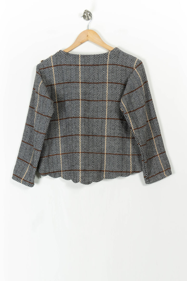 Pull Gris et Marron - Taille XS/34 de la marque SAAJ | PARAD106710 - Vendu par Paradigme - Image 4