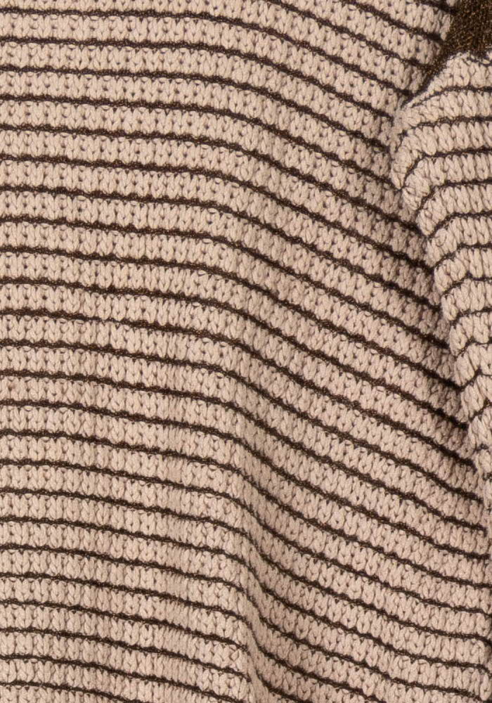 Pull Rose et Marron - Taille S/36 de la marque The Kooples | PARAD106711 - Vendu par Paradigme - Image 3