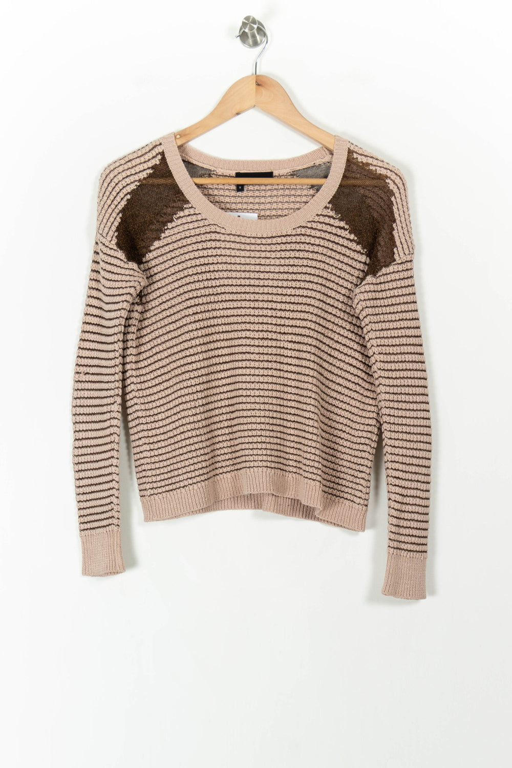 Pull Rose et Marron - Taille S/36 de la marque The Kooples | PARAD106711 - Vendu par Paradigme - Image 2