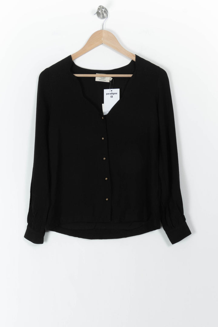 Blouse Noire - Taille XS/34 de la marque SAAJ | PARAD106712 - Vendu par Paradigme - Image 2