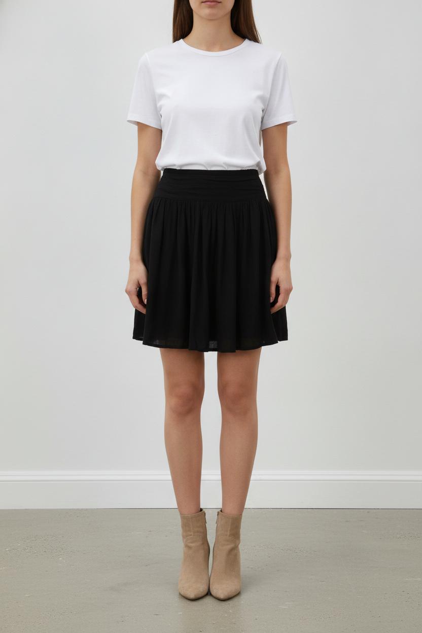 Jupe Plissée Noire - Taille S/36 de la marque SAAJ | PARAD106715 - Vendu par Paradigme - Image 1