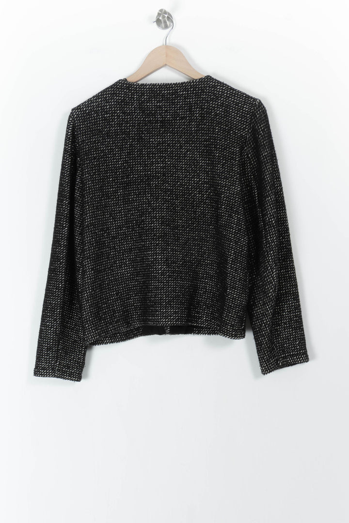 Veste Noire et Blanche - Taille L/40 de la marque La Fée Maraboutée | PARAD106717 - Vendu par Paradigme - Image 4