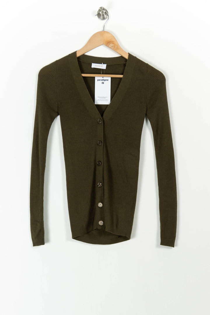 Gilet Vert - Taille XS/34 de la marque Kookai | PARAD106725 - Vendu par Paradigme - Image 2