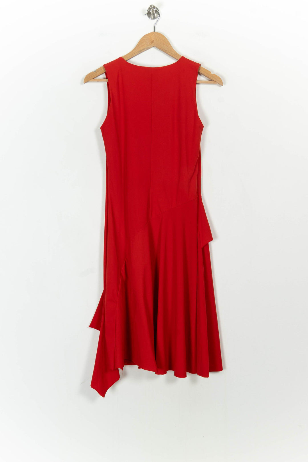 Robe Midi Rouge - Taille S/36 de la marque Indies | PARAD106728 - Vendu par Paradigme - Image 4