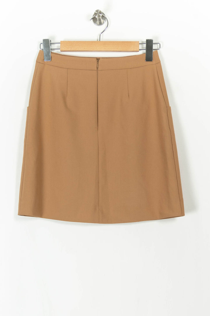 Jupe Patineuse Beige - Taille S/36 de la marque Caroll | PARAD106729 - Vendu par Paradigme - Image 4
