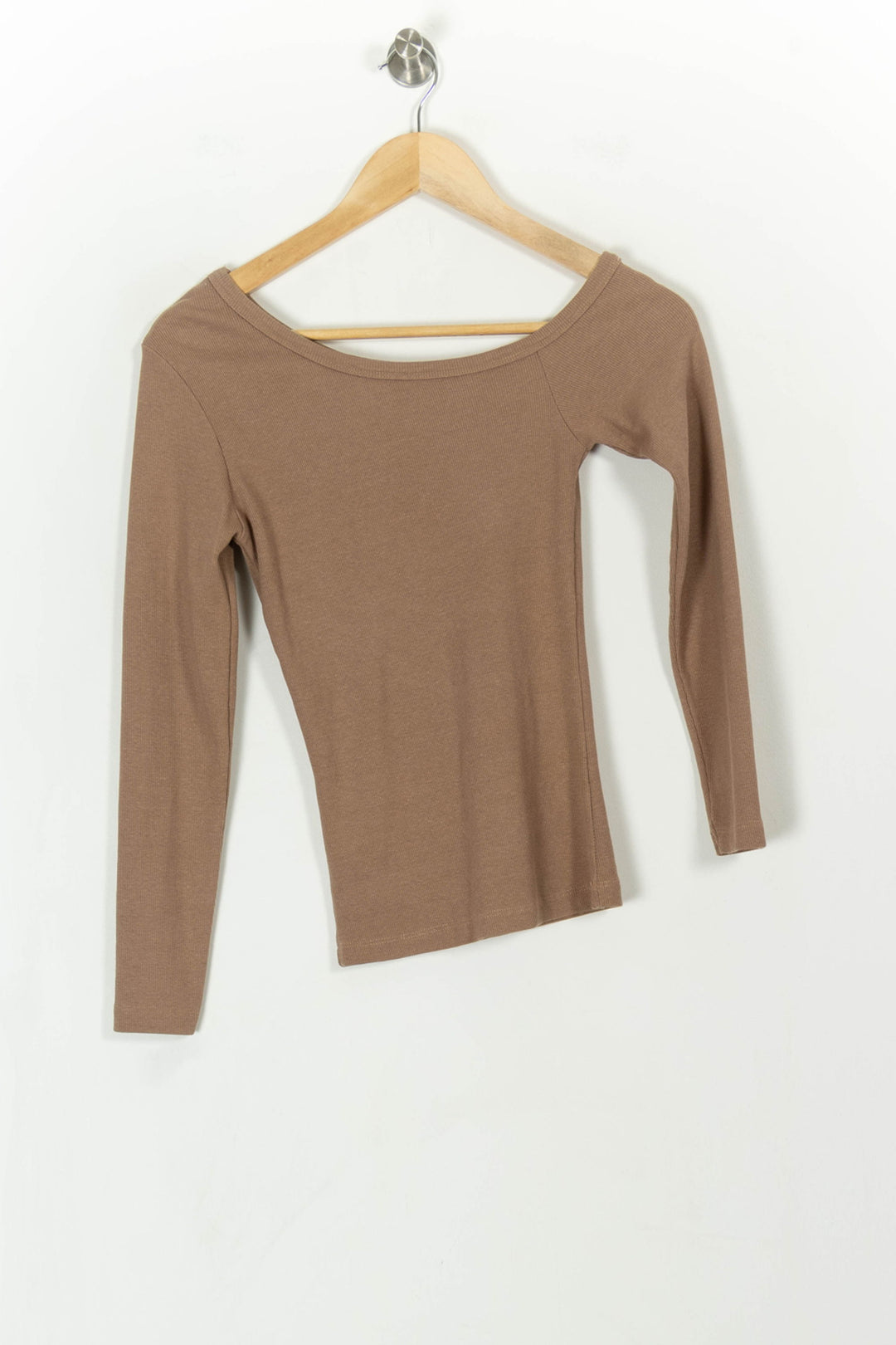 Top Manches Longues Beige - Taille XS/34 de la marque Kookai | PARAD106731 - Vendu par Paradigme - Image 2
