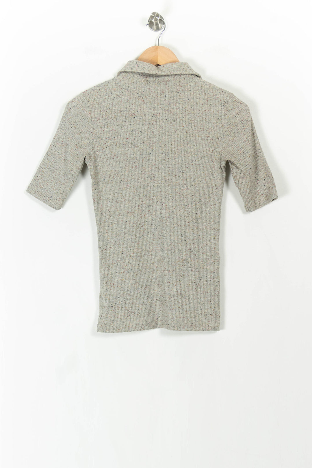Polo Gris - Taille XS/34 de la marque Caroll | PARAD106732 - Vendu par Paradigme - Image 4